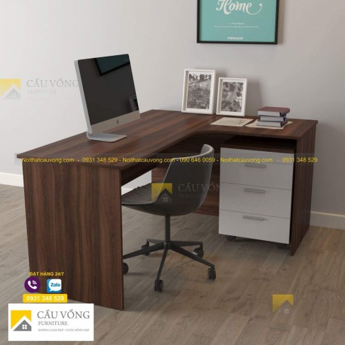 Bàn làm việc chữ L hiện đại BLV97 Bàn làm việc chữ L hiện đại BLV97